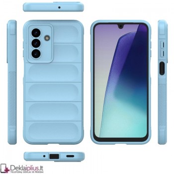Magic Shield guminis dėklas - šviesiai mėlynas (Samsung Galaxy A17/A18) Magic Shield guminis dėklas - šviesiai mėlynas (Samsung Galaxy A17/A18)